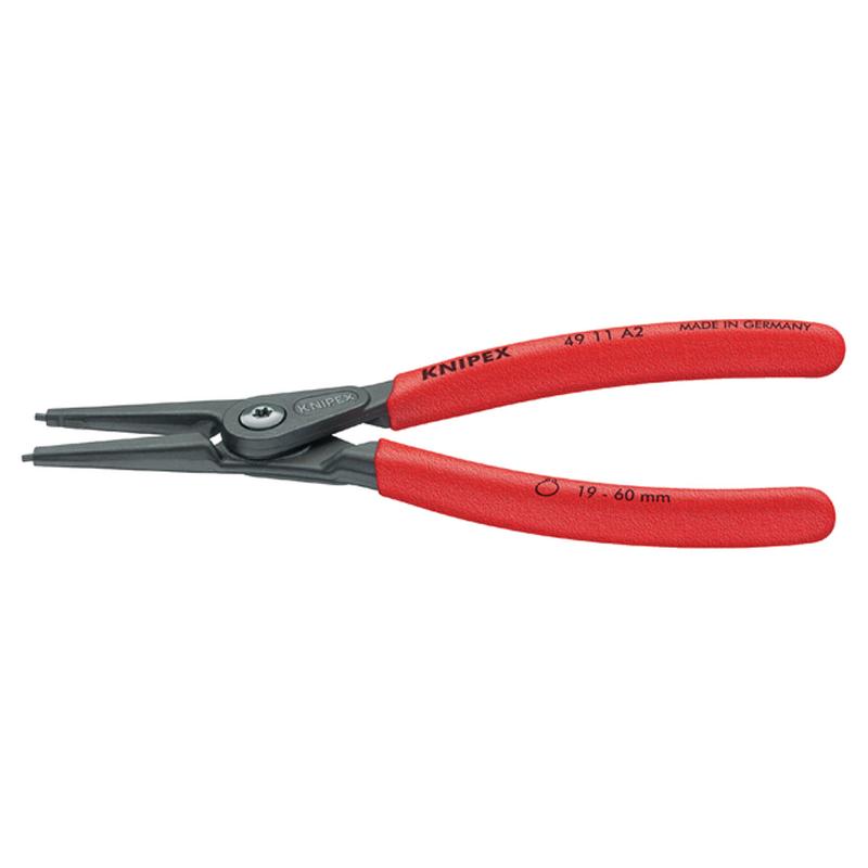 Kliešte na poistné krúžky vonkajšie rovné A0 KNIPEX