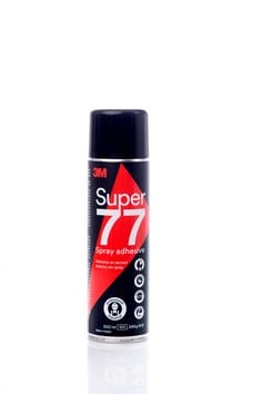 Super 77 Multipurpose Spray Adhesive, Beige, 500 ml