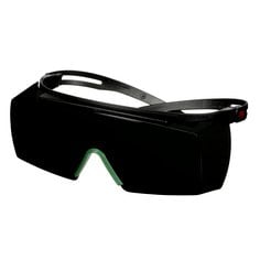 3M SecureFit Bezpečnostné okuliare radu 3700, čierne bočnice, ochrana proti poškriabaniu, sivé šoš