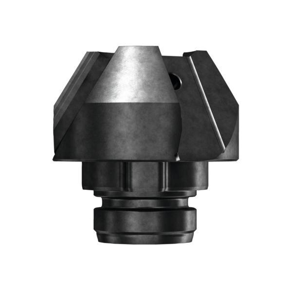 Frézovacia hlava 3-rezná 45° hrana + rádiusfür KFH 17-8 R(T)