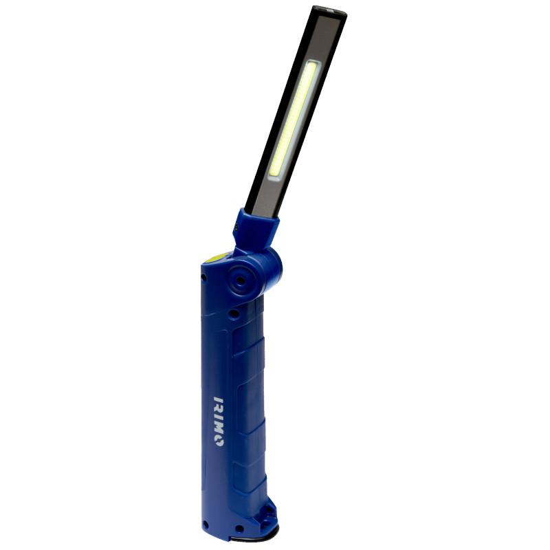 Sklápacie svietidlo COB LED 50-400 lm (hlavné svetlo) - SMD LED 70 lm (čelné svetlo), L-SLIM-1