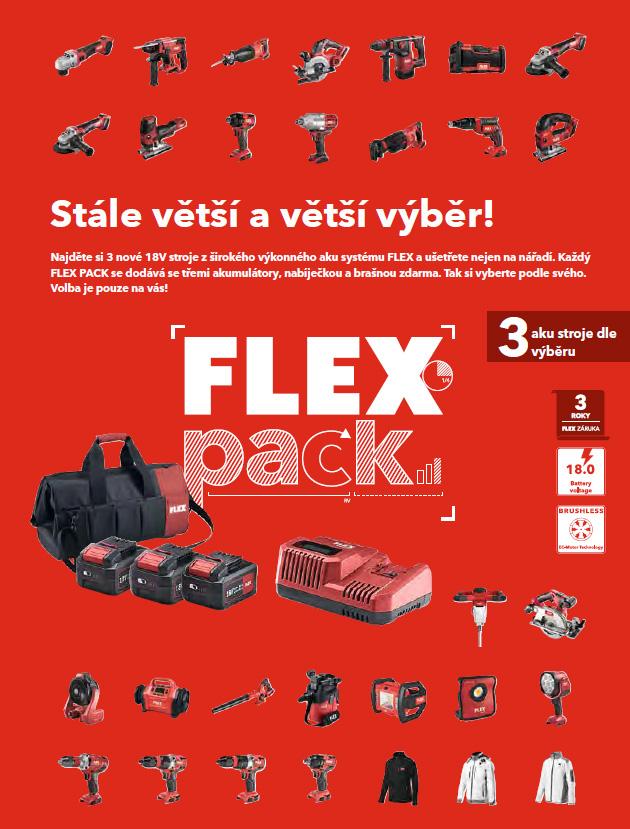 FLEX PACK 3 aku stroje podľa výberu