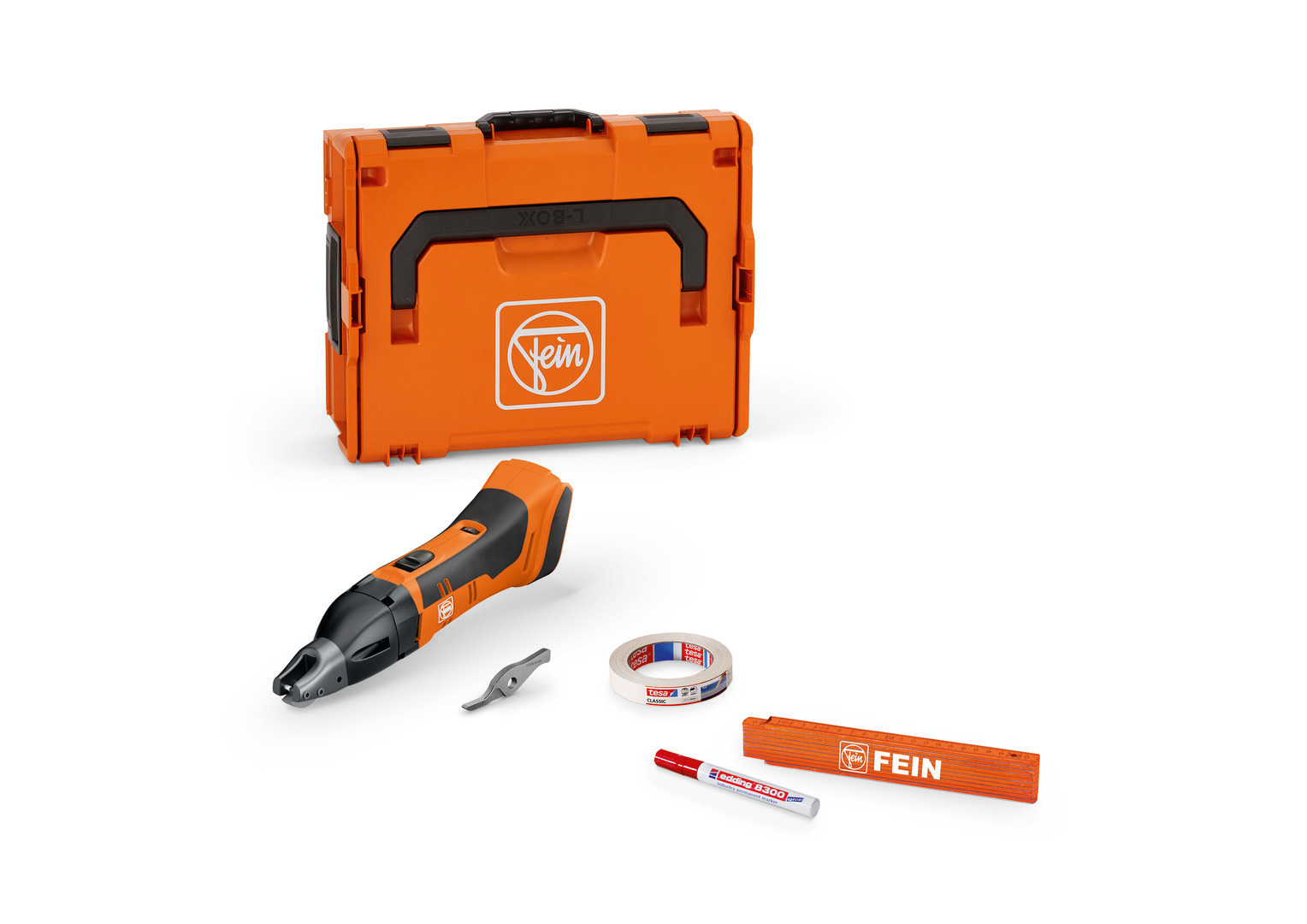 Akumulátorové drážkovacie nožnice do 1,6 mm ABSS 18 1.6 E AS Set