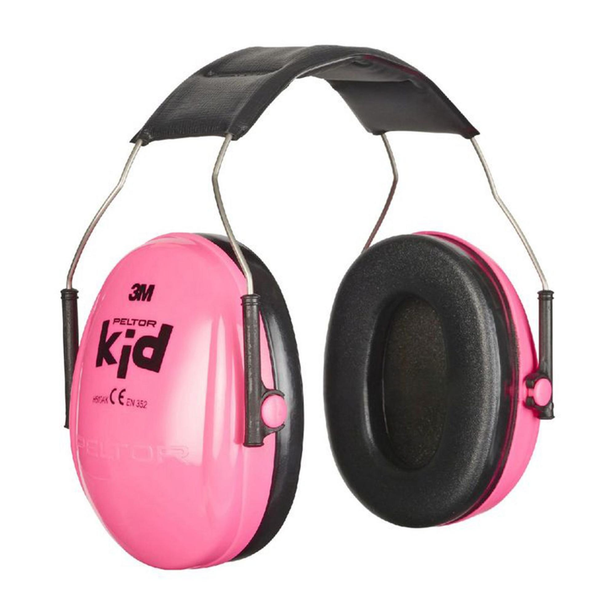 Detský slúchadlový chránič sluchu 3M PELTOR Kid Neon Pink H510AK-442-RE