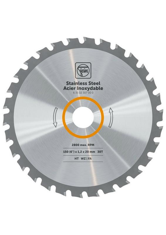 Pílový list ručnej kotúčovej píly na ušľachtilú oceľ