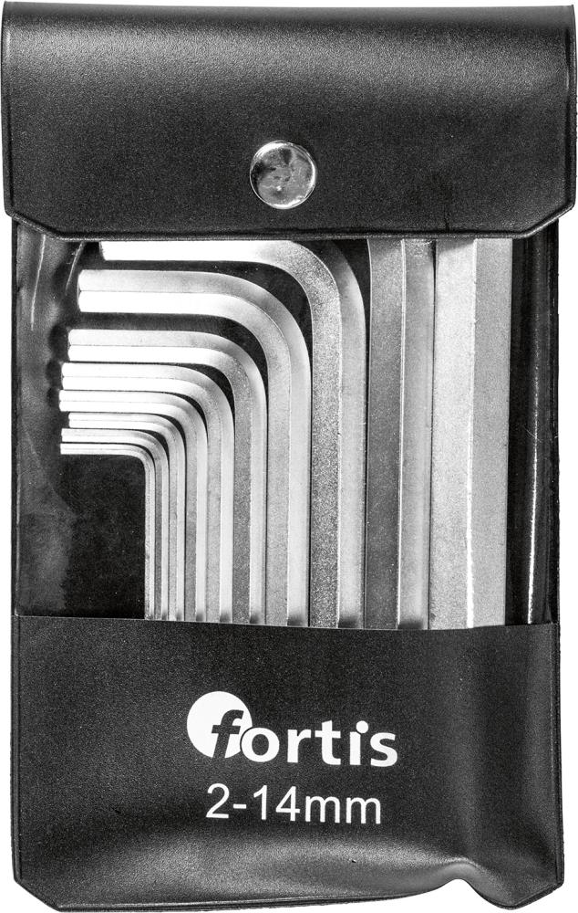 Inbusové kľúče sada      10-dil. 2-14mm  FORTIS