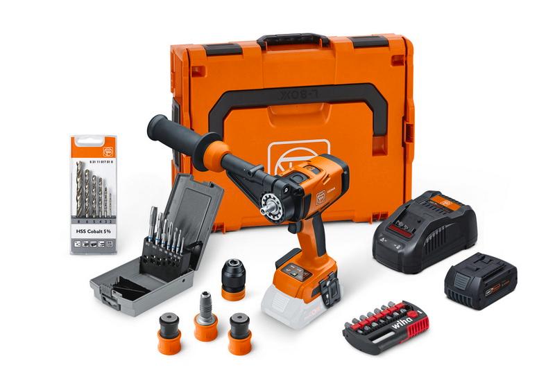 Batériový vrtačka v súprave pre používateľa. ASCM 18-4 QM AS Metal Advanced Top Set