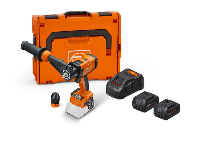 4-stupňový akumulátorový príklepový vŕtací skrutkovač ASCM 18-4 QMP AS Set 5 Ah