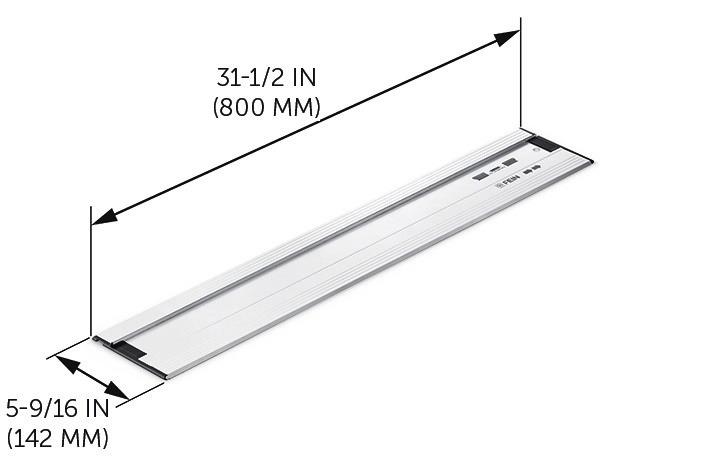 800 mm vodiaca lišta pre ručné okružné píly