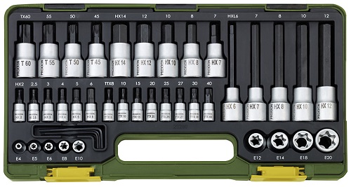 Sada nástavcov 1/2" a 1/4" 41-dielna