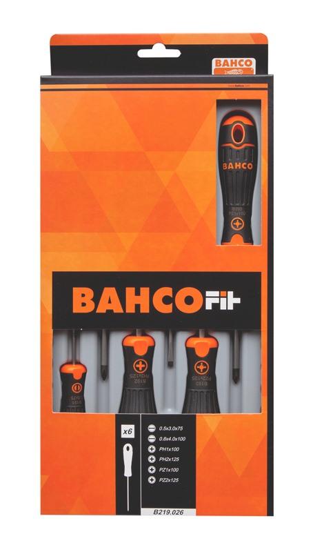 6PCS SCREWDR SET SLOTTED/PH/PZ B219.026
