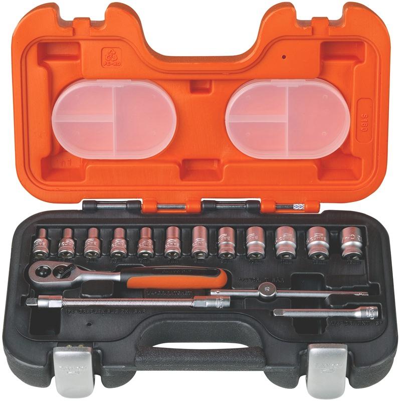 SOCKET SET 1/4" MM S-BMC S160