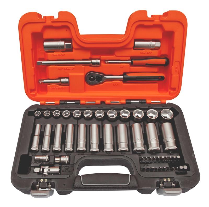 3/8 SOCKET SET STD+DEEP 53PCS S330L