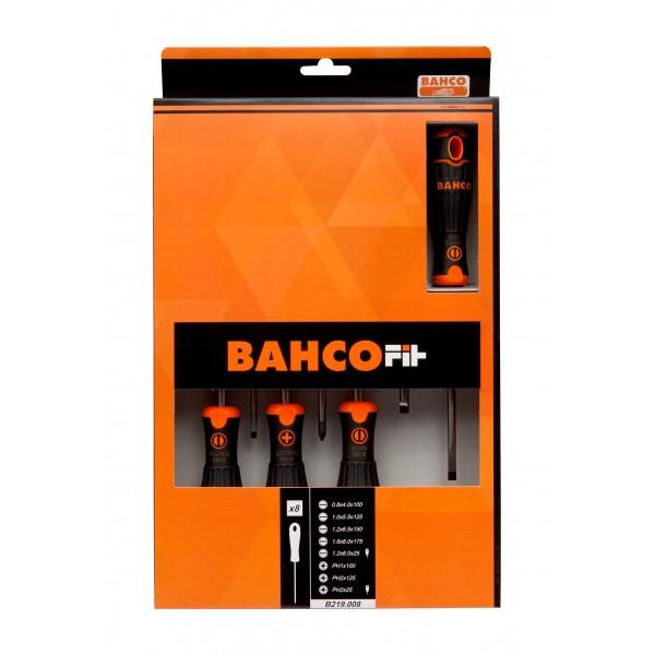8PCS SCREWDRIV SET SLOTTED/PH B219.008