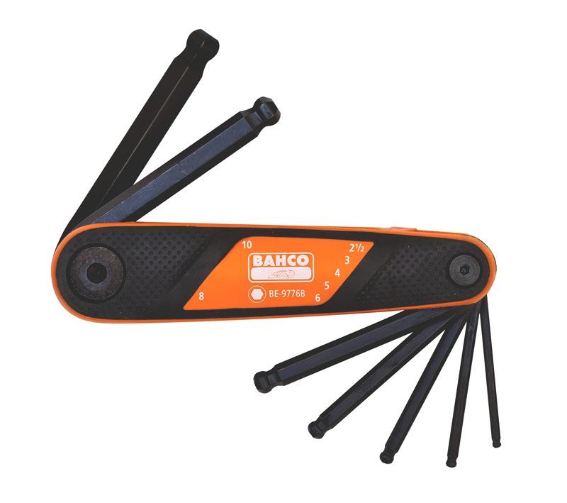 HEX KEY FOLDER HEX BALL 2.5-10 BE-9776B