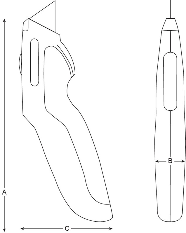 Nože so zasúvateľnou čepeľou KBRU-01