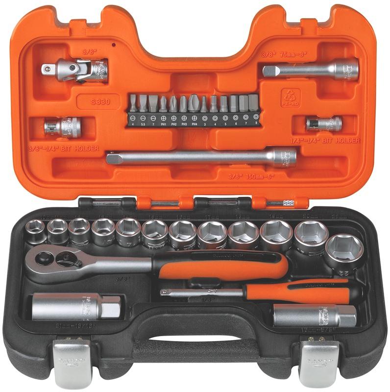 SOCKET SET 1/4" & 3/8" S330