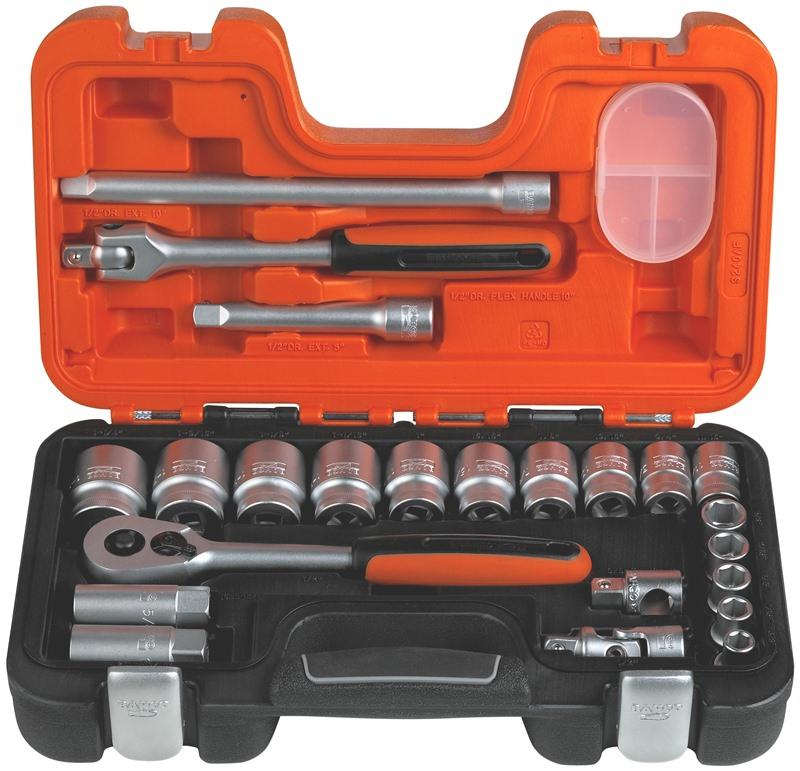 SOCKET SET 1/2" INCH SIZES S240AF