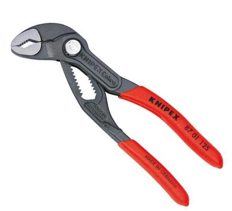 Kliešte SIKO Cobra 8701125 plastové návleky 125mm KNIPEX