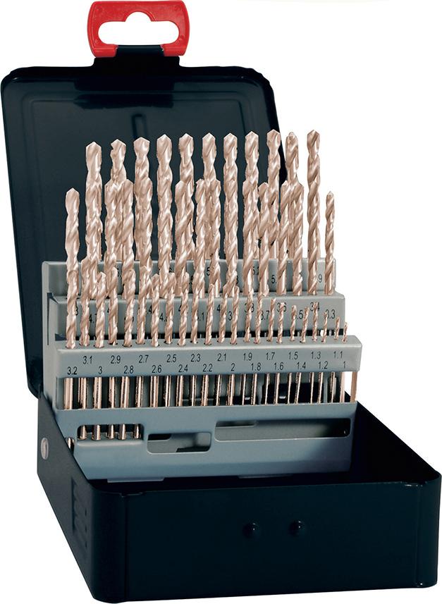 Sada špirálových vrtákov DIN338 HSS vybrusovanytyp N 1-5,9mm FORTIS