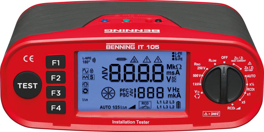 Skúšačka inštalácie IT 105 Benning