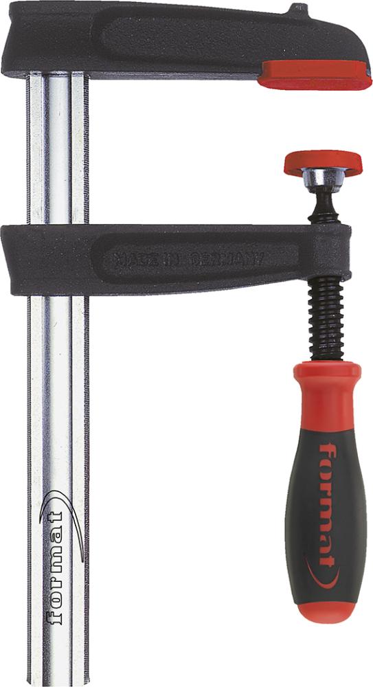 Schraubzwinge Temperguss mit 2-Komponenten-Heft 200x100mm FORMAT