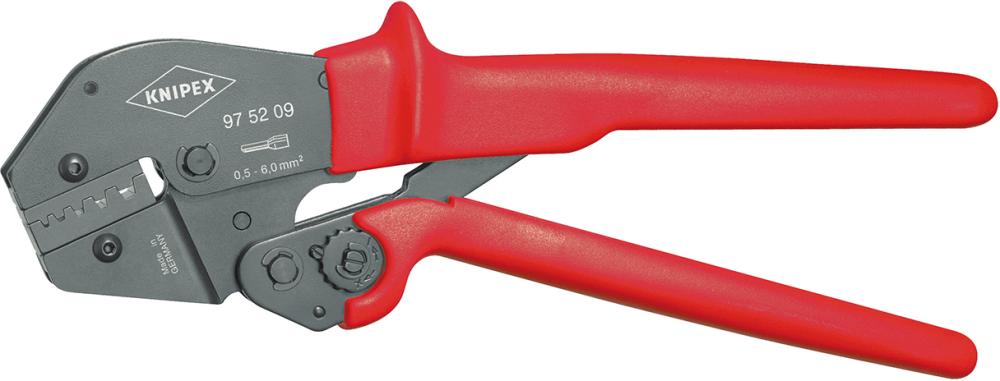 Krimpovacie pákové kliešte na dutinky 0,5 – 6 mm2 KNIPEX 