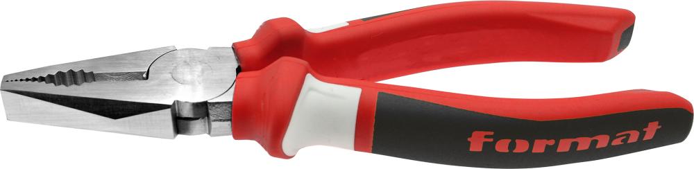 Kombinationszange poliertmit 2-Komponenten-Griffen160mm FORMAT