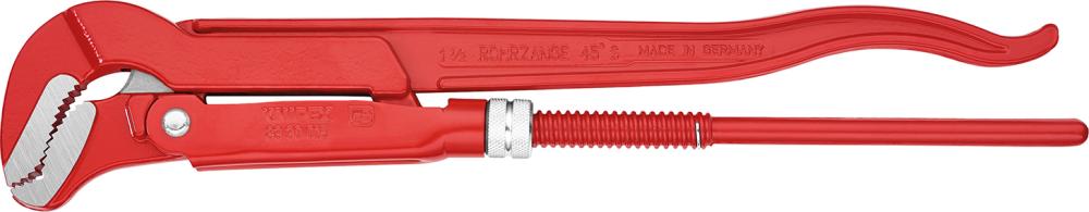 Rohové rúrkové kliešte čeľusť v tvare S 1.1/2'' Knipex 