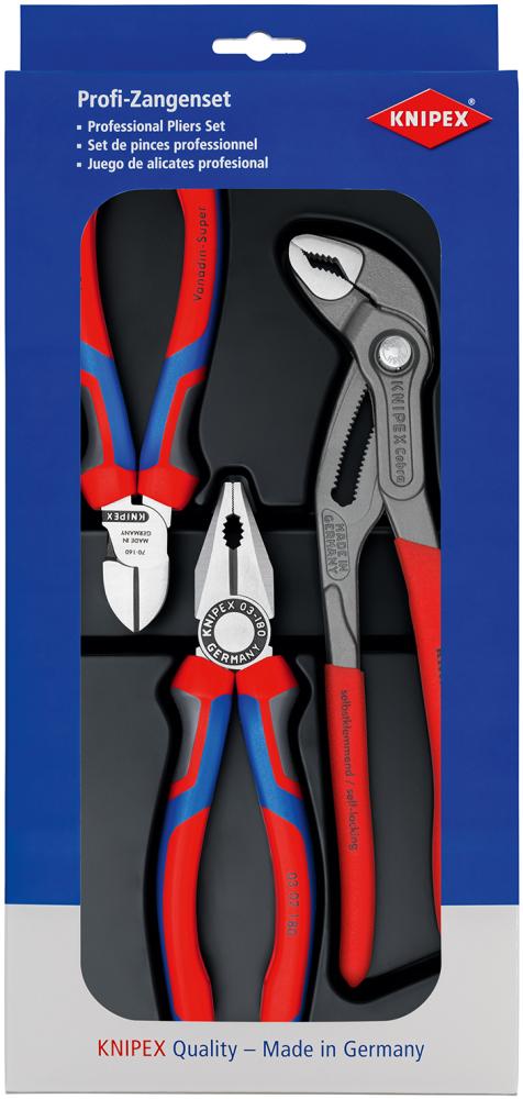 Zangen-Satz Profi 3-teilig KNIPEX