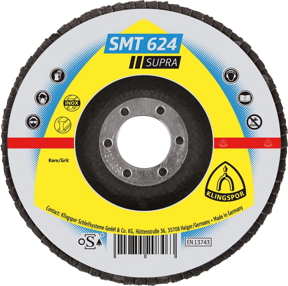 Brúsne lamelové kotúče SMT624 vypuklý 125mm K80 Klingspor