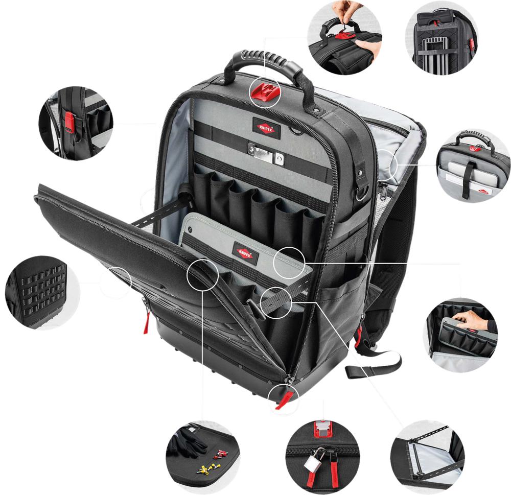 Werkzeugrucksack 340x210x530mm Modular X18 KNIPEX