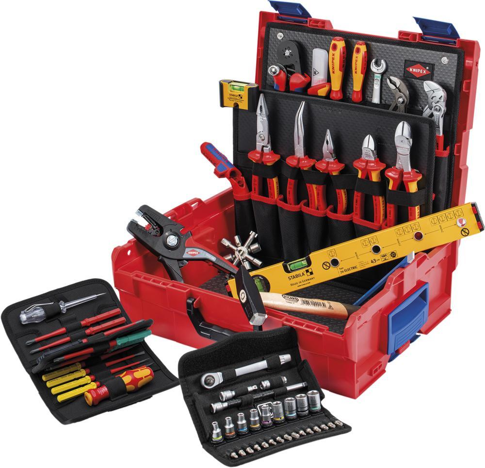 63 dielna sada náradia KNIPEX pre elektrikára v L-BOXX