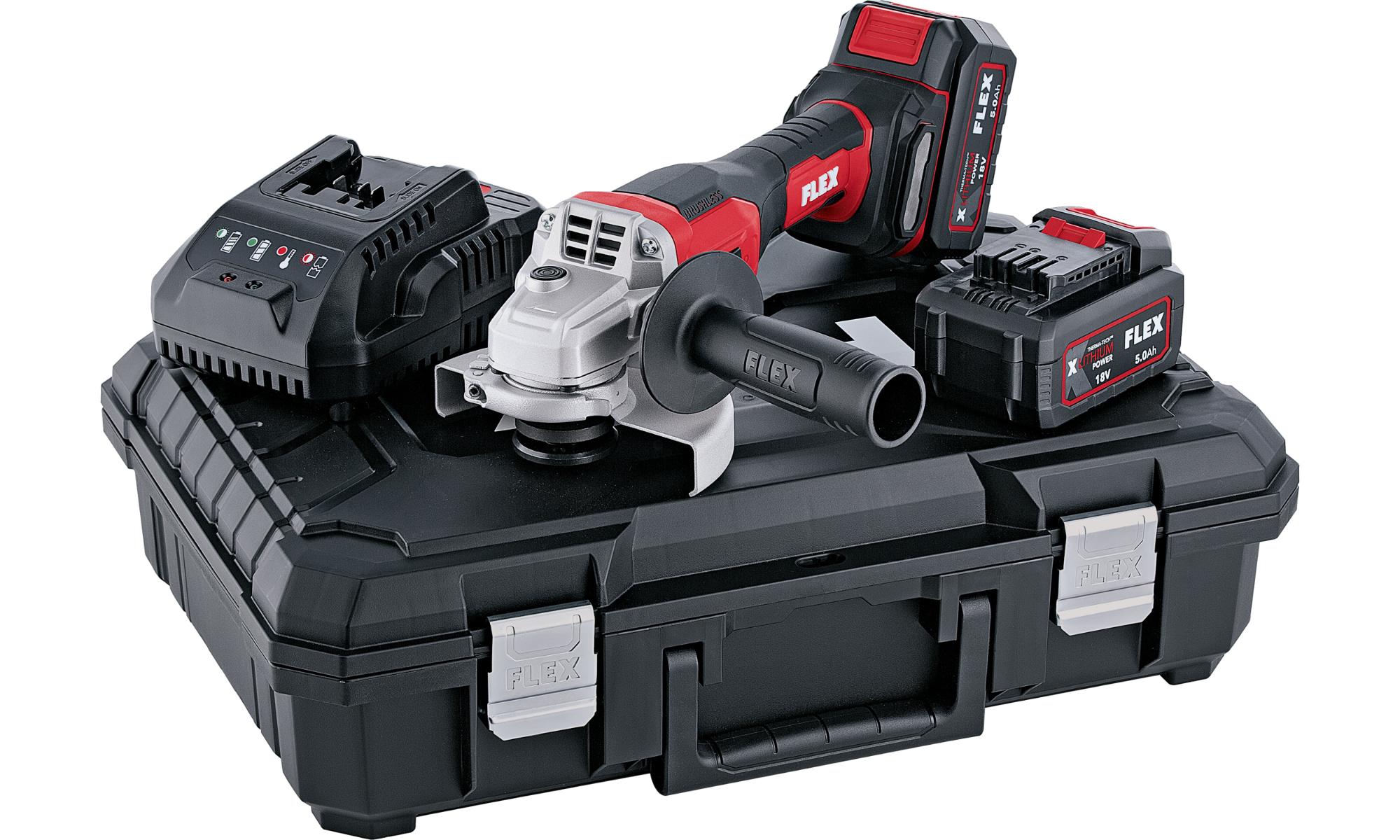 Aku-uhlová brúska 18,0 V Light Duty, 125 mm L 125 18.0-EC LD/5.0 Set