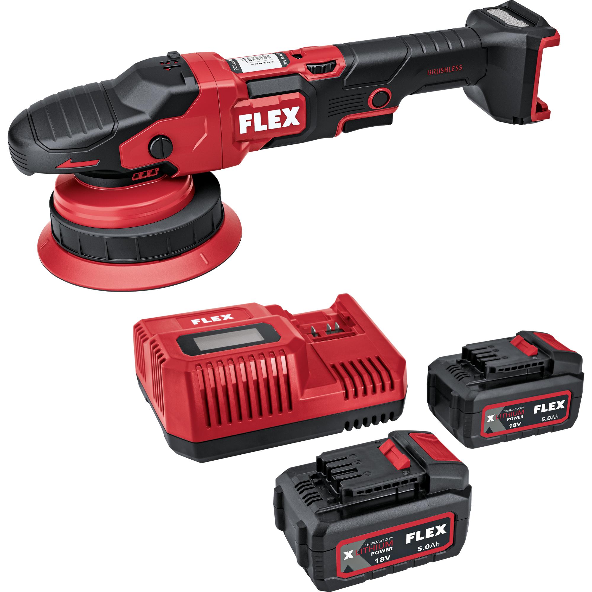 Aku-excentrická leštička s voľným pohybom 18 V XFE 2 15 18-EC Set
