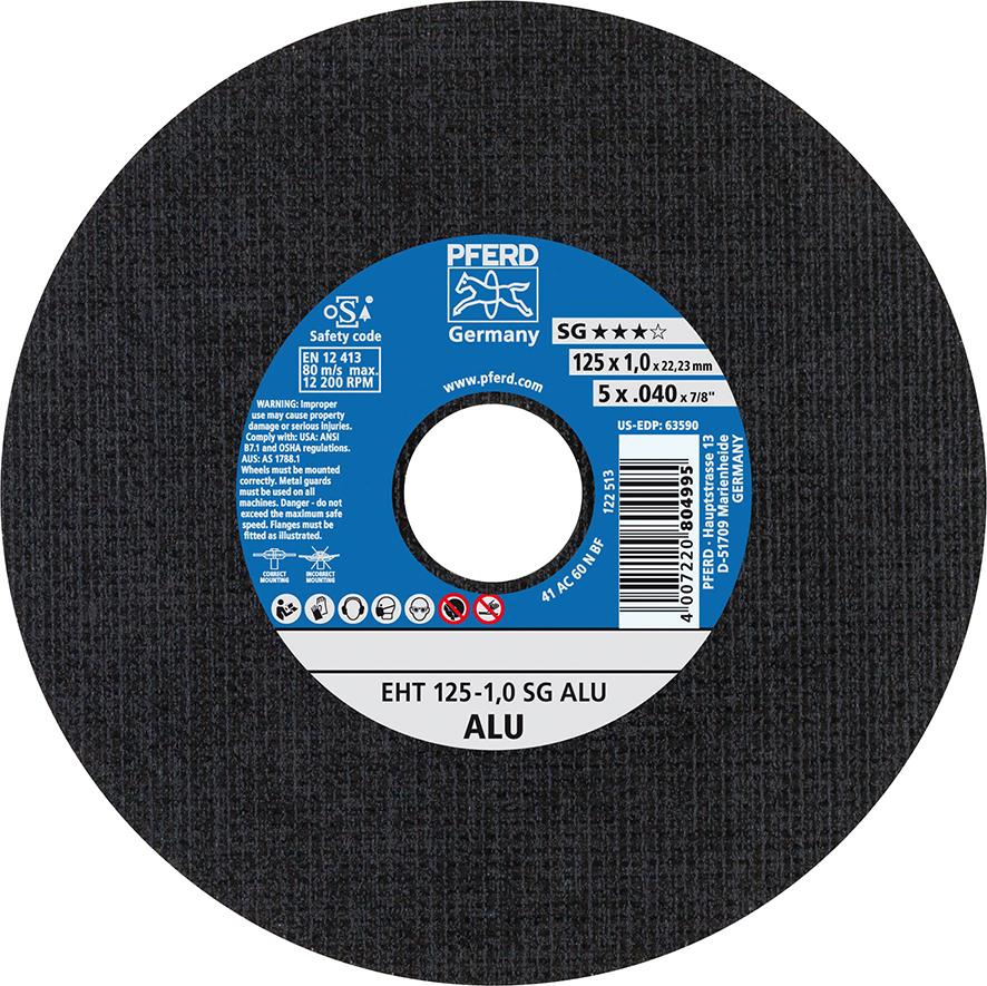 Deliaci kotúč, rovné na hliník A46NSG 125x1,6mm Pferd