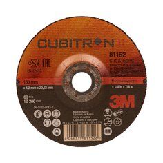 Cubitron™ II Brúsny kotúč, T27, 150 mm x 4,2 mm x 22 mm, PN 81152